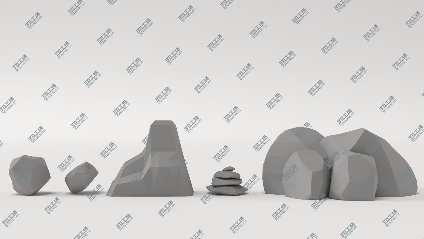 images/goods_img/2021040161/3D Low poly Trees Flowers Grass Rocks Clouds and Mountains/5.jpg